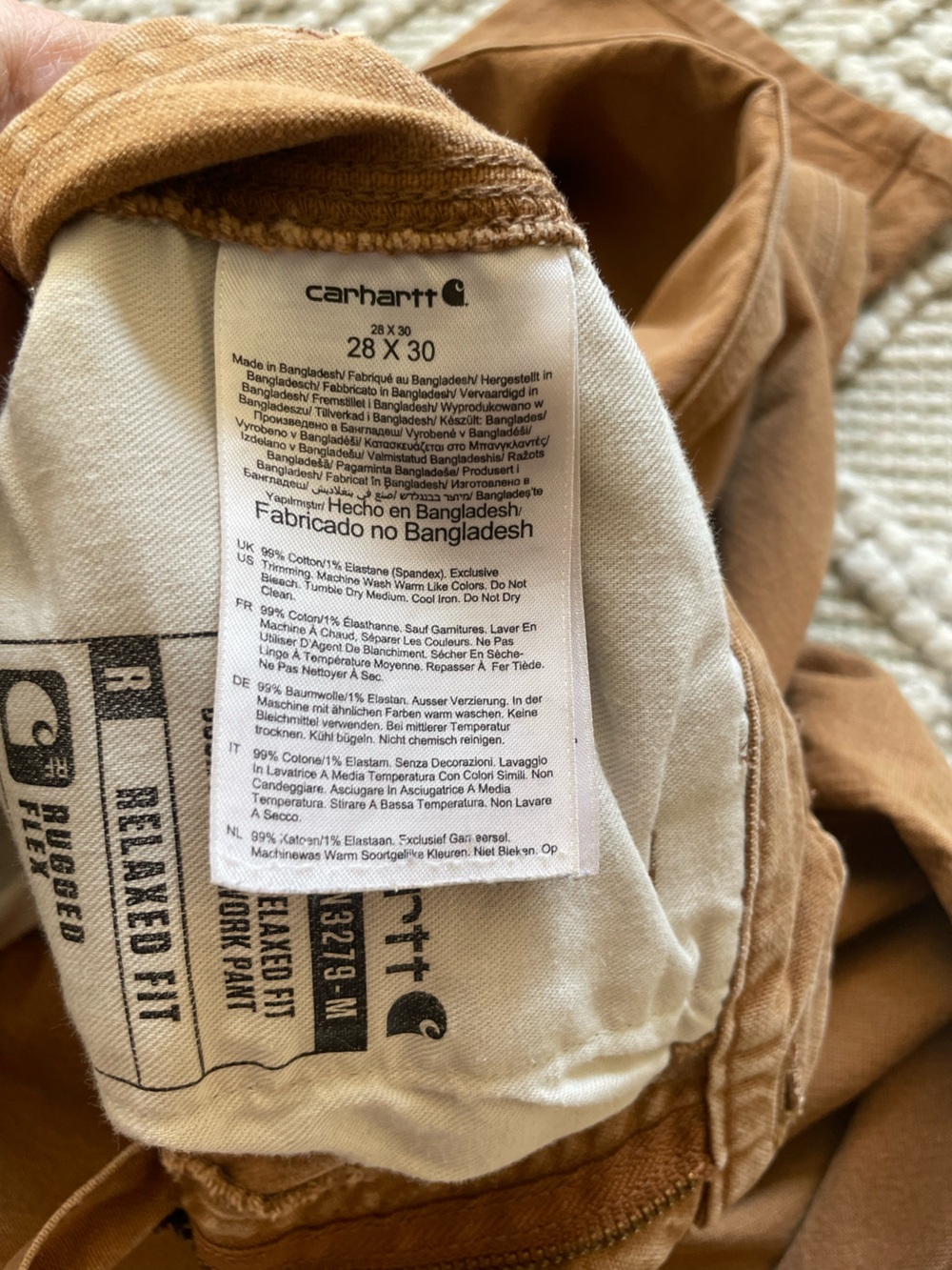 Carhartt Carpenter Pants 24 - Picture 7 of 8